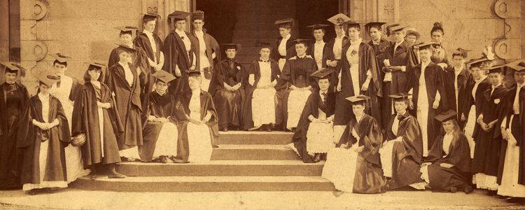 A group of University of St Andrews women graduates in 1896